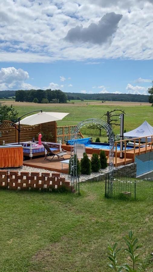 Bungalow Mit Sauna In Einer Ruhige Wald Lage. Grossnaundorf Dış mekan fotoğraf